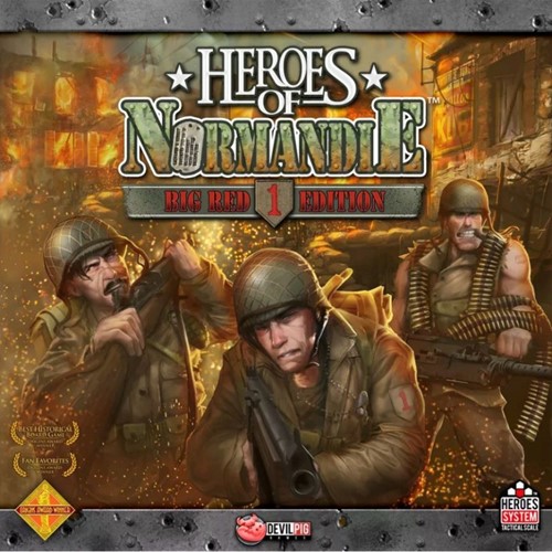 MTGDPGHON002240 Heroes Of Normandie Board Game: Big Red One Edition published by Devil Pig Games