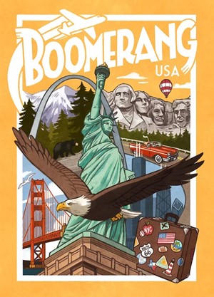 MTGSBOO003671 Boomerang Card Game: USA published by Matagot SARL