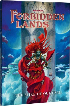 MUH051558 Forbidden Lands RPG: Quetzel's Spire Scenario Compendium published by Modiphius