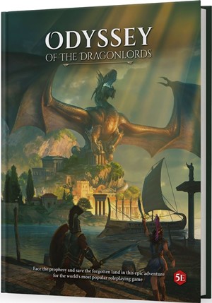 MUH051946 Dungeons And Dragons RPG: Odyssey Of The Dragonlords: Hardcover Adventure Book published by Modiphius