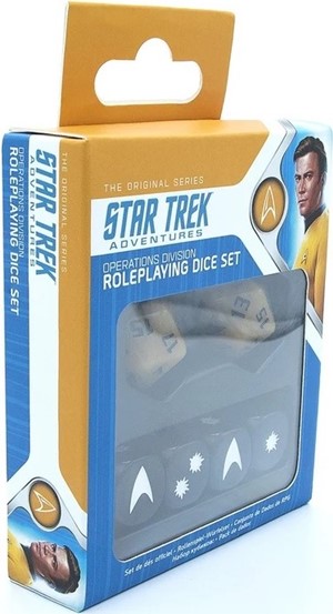 MUH052296 Star Trek Adventures RPG: Operations Division Dice Set published by Modiphius