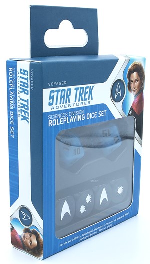 MUH052297 Star Trek Adventures RPG: Science Division Dice Set published by Modiphius