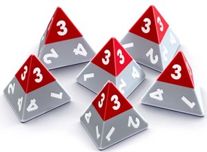 3!MUH171V004 Triangle Agency RPG: Dice Set (6d4) published by Modiphius
