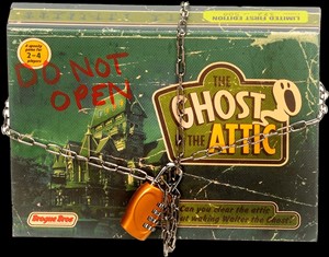 MYSTGITA Ghost In The Attic Escape Room Game published by Mystery Agency Ltd