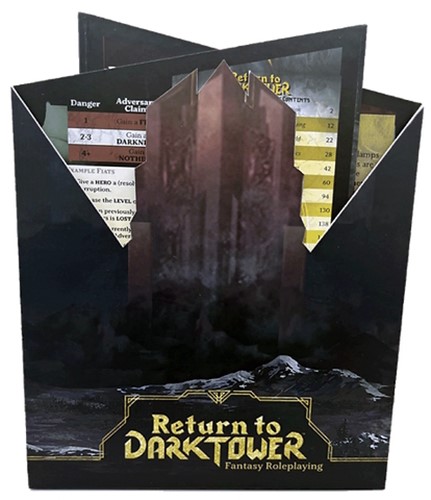 NLG1981A Return To Dark Tower RPG: Adversary Screen published by Ninth Level Games