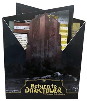 NLG1981A Return To Dark Tower RPG: Adversary Screen published by Ninth Level Games