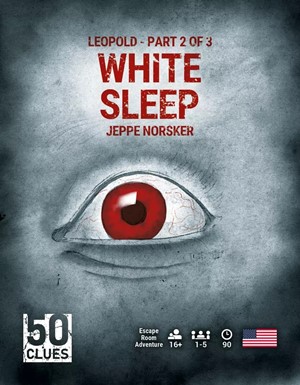 NOG01005 50 Clues Card Game: Part 2: White Sleep published by Norsker Games 
