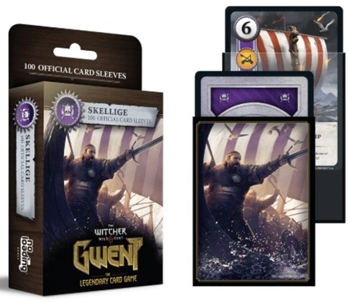 NOLOSLEEVESKE Gwent Card Game: 100 Art Sleeves Skellige published by No Loading Games