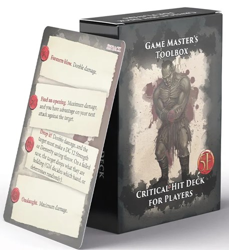 Dungeons And Dragons RPG: Game Master's Toolbox: Critical Hit Deck For Players