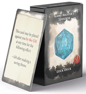 NRG1004 Dungeons And Dragons RPG: Game Master's Toolbox: Luck Deck published by Nord Games
