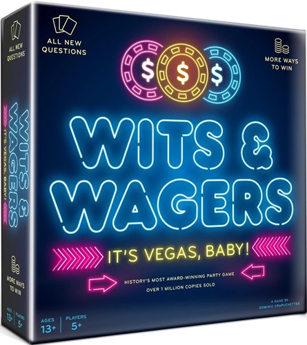 NSG130 Wits And Wagers Board Game: It's Vegas, Baby! published by North Star Games