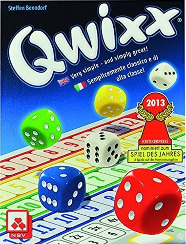 NSVQWIXX Qwixx Dice Game published by Nurnberger Spielkarten