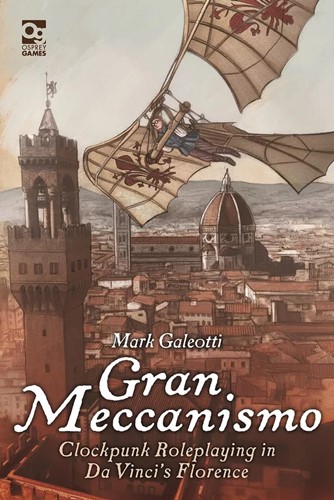 OSPGRMEC Gran Meccanismo RPG published by Osprey Games