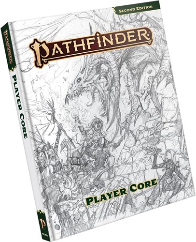 Pathfinder RPG 2nd Edition: Player Core Rulebook Sketch Cover