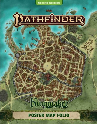 PAI2026 Pathfinder RPG: Kingmaker Poster Map Folio published by Paizo Publishing