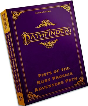 2!PAI2035SE Pathfinder RPG 2nd Edition: Fists Of The Ruby Phoenix Special Edition published by Paizo Publishing
