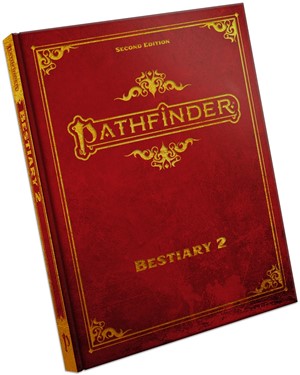PAI2104SE Pathfinder RPG 2nd Edition: Bestiary 2 Special Edition published by Paizo Publishing