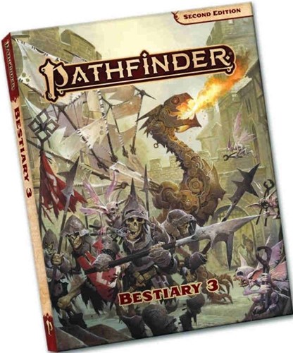 PAI2107PE Pathfinder RPG 2nd Edition: Bestiary 3 Pocket Edition published by Paizo Publishing