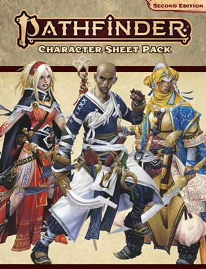 PAI2202 Pathfinder RPG 2nd Edition: Character Sheet Pack published by Paizo Publishing