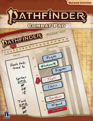 PAI2203 Pathfinder RPG 2nd Edition: Combat Pad published by Paizo Publishing