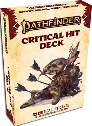 2!PAI2205 Pathfinder RPG 2nd Edition: Critical Hit Card Deck published by Paizo Publishing