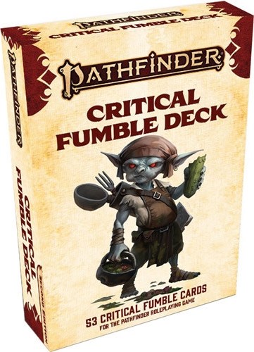 PAI2206 Pathfinder RPG 2nd Edition: Critical Fumble Card Deck published by Paizo Publishing
