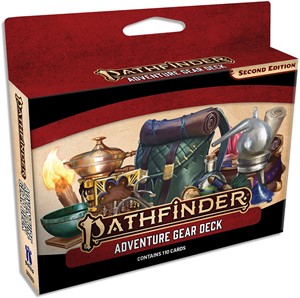 PAI2216 Pathfinder RPG 2nd Edition: Adventure Gear Deck published by Paizo Publishing