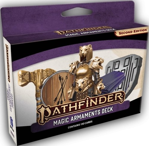 PAI2222 Pathfinder RPG 2nd Edition: Magic Armaments Deck published by Paizo Publishing