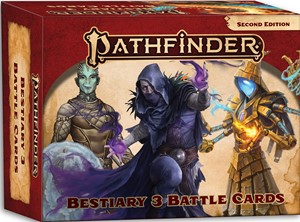 PAI2226 Pathfinder RPG 2nd Edition: Bestiary 3 Battle Cards published by Paizo Publishing