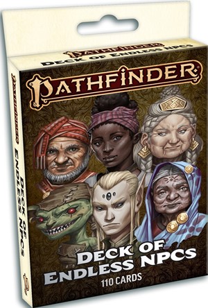 PAI2229 Pathfinder RPG 2nd Edition: Deck Of Endless NPCs published by Paizo Publishing