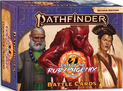PAI2235 Pathfinder RPG 2nd Edition: Fists Of The Ruby Phoenix Battle Cards published by Paizo Publishing