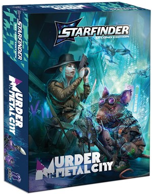 PAI24005BX Starfinder RPG 2nd Edition: Murder In Metal City Deluxe Adventure published by Paizo Publishing