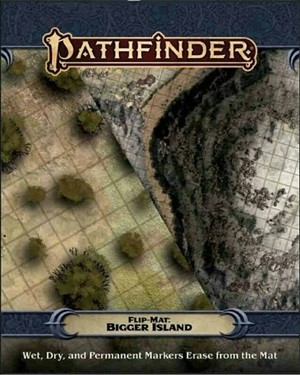PAI30114 Pathfinder RPG Flip-Mat Bigger Island published by Paizo Publishing