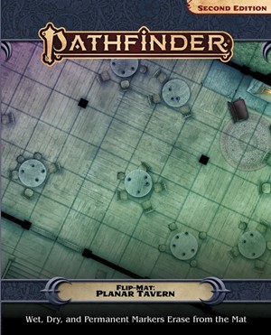 2!PAI30124 Pathfinder RPG Flip-Mat: Planar Tavern published by Paizo Publishing