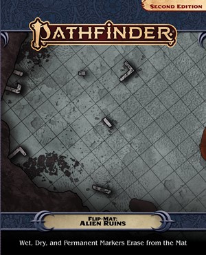 PAI30127 Pathfinder RPG Flip-Mat: Alien Ruins published by Paizo Publishing