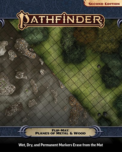 Pathfinder Flip-Mat: Planes Of Metal And Wood