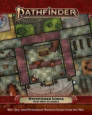 2!PAI31039 Pathfinder RPG Flip-Mat Classics: Pathfinder Lodge published by Paizo Publishing