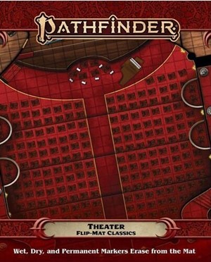2!PAI31040 Pathfinder RPG Flip-Mat Classics: Theater published by Paizo Publishing