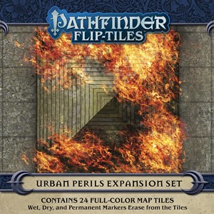 PAI4078 Pathfinder RPG Flip-Tiles: Urban Perils Expansion published by Paizo Publishing