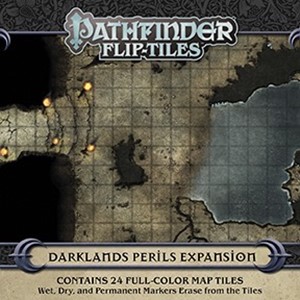 PAI4083 Pathfinder RPG Flip-Tiles: Darklands Perils Expansion published by Paizo Publishing