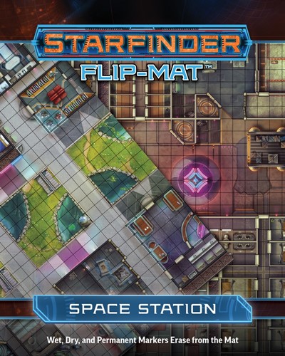 PAI7306 Starfinder RPG: Flip-Mat Space Station published by Paizo Publishing