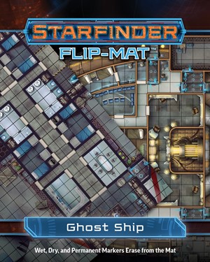 PAI7309 Starfinder RPG: Flip-Mat Ghost Ship published by Paizo Publishing