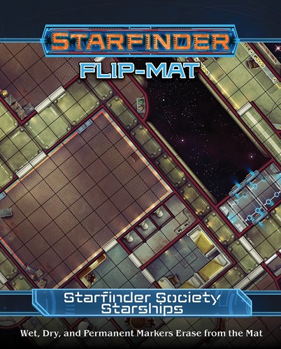 PAI7318 Starfinder RPG: Flip-Mat Society Starships published by Paizo Publishing