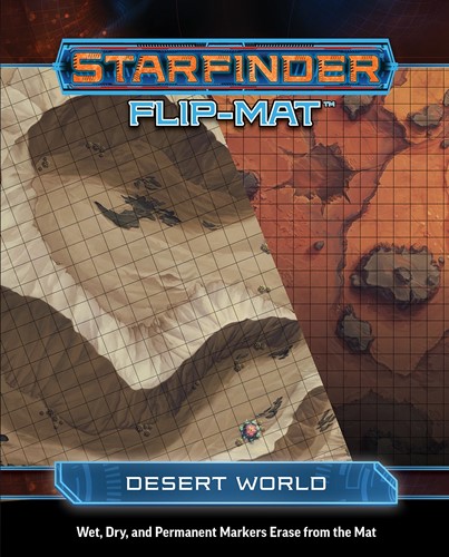 PAI7320 Starfinder RPG: Flip-Mat Desert World published by Paizo Publishing