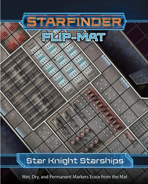 2!PAI7332 Starfinder RPG: Flip-Mat Star Knight Starships published by Paizo Publishing