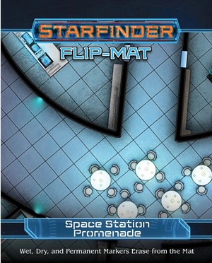 PAI7333 Starfinder RPG: Flip-Mat Space Station Promenade published by Paizo Publishing