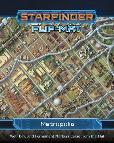 Starfinder RPG: Flip-Mat Metropolis