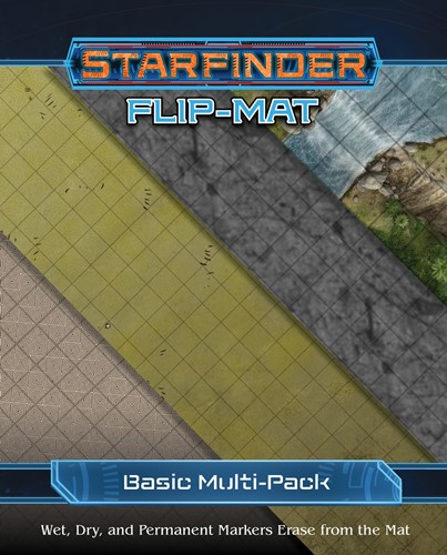 PAI7335 Starfinder RPG: Flip-Mat Basic Terrain Multi-Pack published by Paizo Publishing