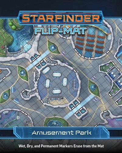 PAI7336 Starfinder RPG: Flip-Mat Amusement Park published by Paizo Publishing