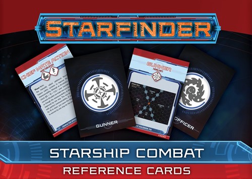 PAI7418 Starfinder RPG: Starship Combat Reference Cards published by Paizo Publishing